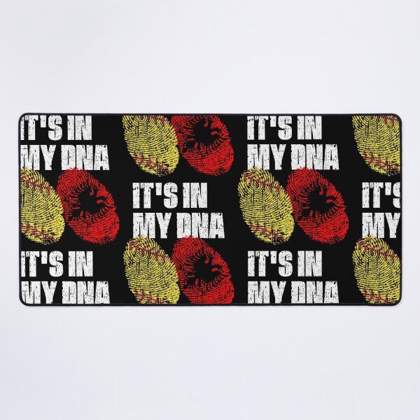 Item preview, IT'S IN MY DNA Softball - Albania Flag Fingerprint designed and sold by CosmoKitsch.
