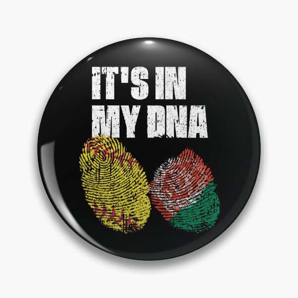 Item preview, IT'S IN MY DNA Softball - Afghanistan Flag Fingerprint  designed and sold by CosmoKitsch.