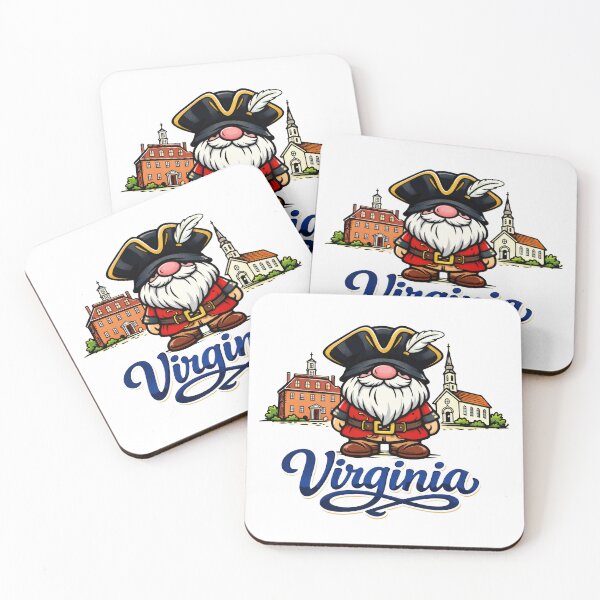 Item preview, Colonial Gnome in Virginia with Historic Buildings designed and sold by Moriarty's Digital Visions.