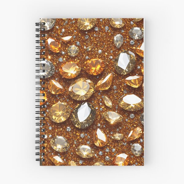 Item preview, sparkling yellow and orange gemstones, diamonds, crystals designed and sold by DigitalPartisan.