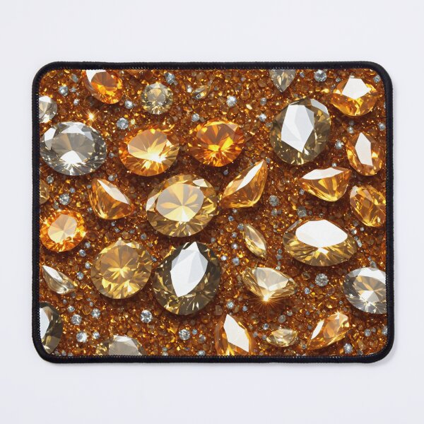 Item preview, sparkling yellow and orange gemstones, diamonds, crystals designed and sold by DigitalPartisan.