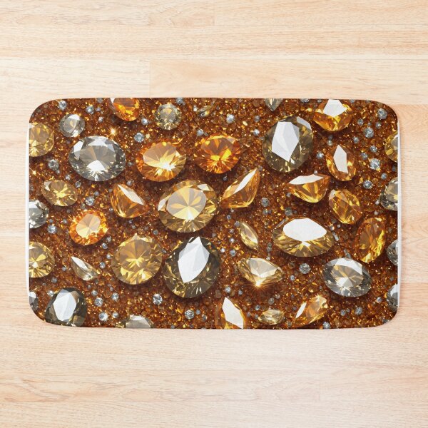 Item preview, sparkling yellow and orange gemstones, diamonds, crystals designed and sold by DigitalPartisan.
