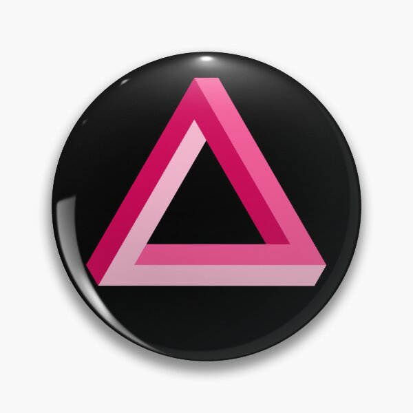 Item preview, Pink Impossible Penrose Triangle designed and sold by Jeallan Designs.