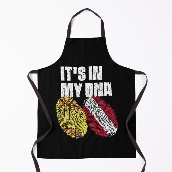 Item preview, IT'S IN MY DNA Softball - Austria Flag Fingerprint designed and sold by CosmoKitsch.