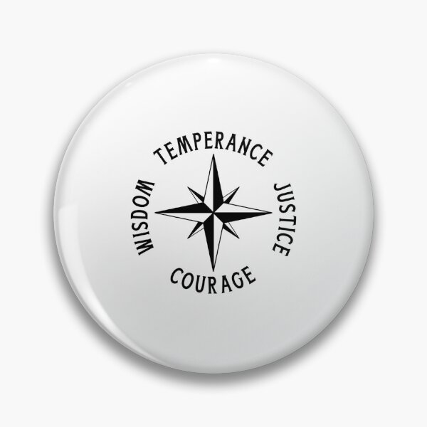 Item preview, Stoic Virtues Compass Philosophy designed and sold by xaodffufje95.