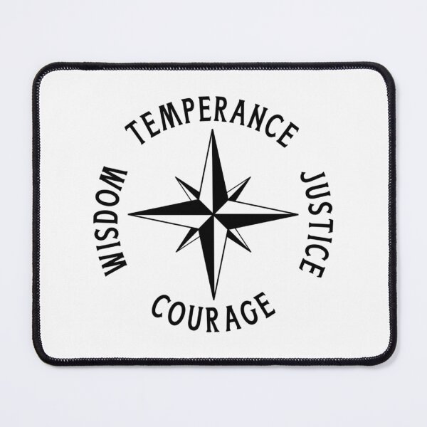Item preview, Stoic Virtues Compass Philosophy designed and sold by xaodffufje95.