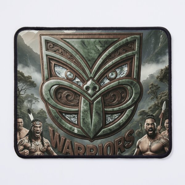 Item preview, New Zealand Warriors NRL Tribal Māori Heritage Fan Art designed and sold by Vibes To VIsual.