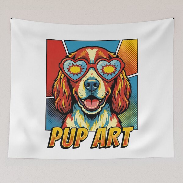 Item preview, Pop Art Welsh Springer Spaniel Retro Dog designed and sold by k3rstman1.
