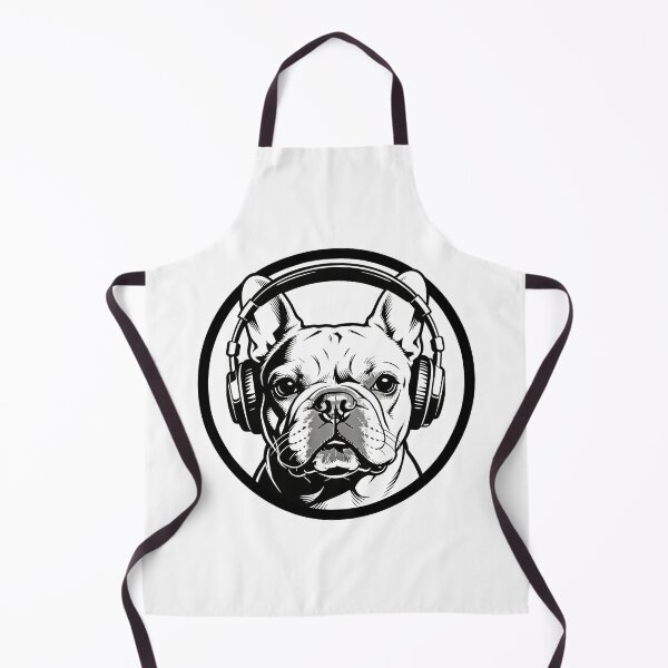 Item preview, French Bulldog DJ - Heavy Ink Graphic designed and sold by Ink & Iron Studio.