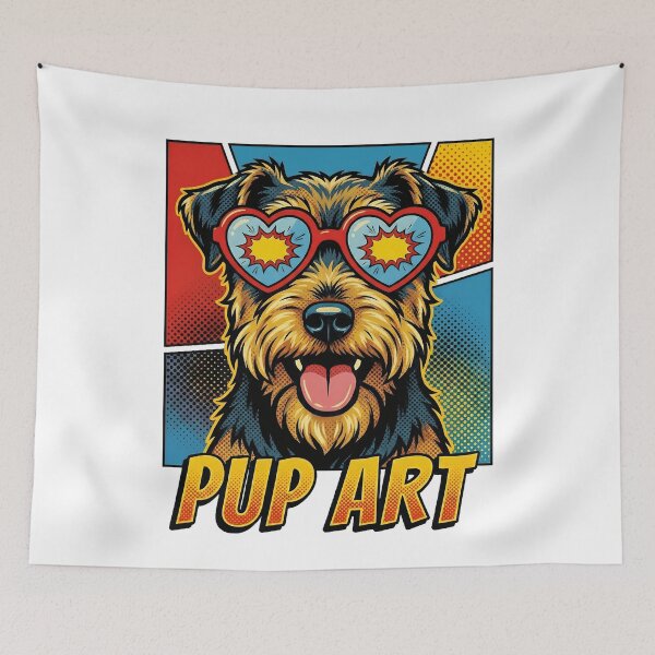 Item preview, Pop Art Welsh Terrier Retro Dog designed and sold by k3rstman1.