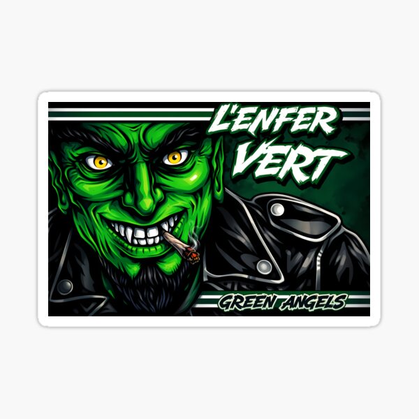 Autocollant Sticker AS Saint-Étienne ASSE - Les Green Angels - Supporte