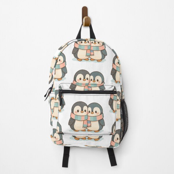 Item preview, Cuddling penguins in the snow: Cute couple motif designed and sold by Pineapple-Tree.