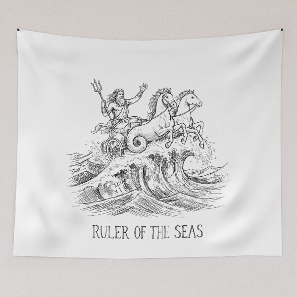 Item preview, Ruler of the Seas - Poseidon God Greek Mythology designed and sold by bapupa.