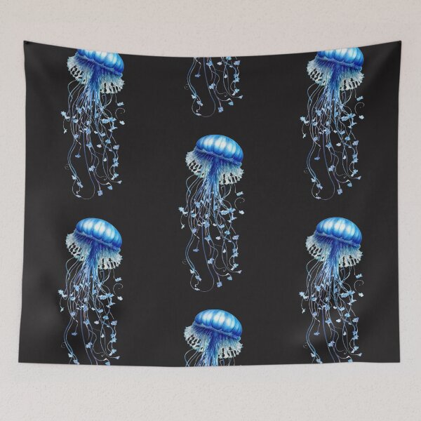 Item preview, Ocean Blue Jellyfish  designed and sold by CoputerEasel.