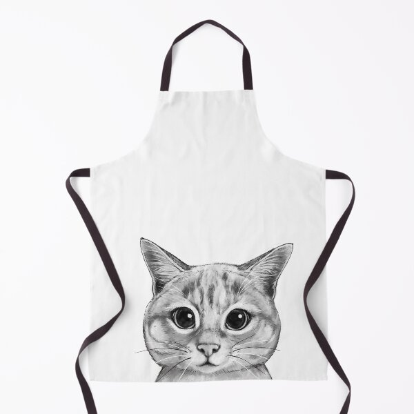 Item preview, Shy Peeking Cat designed and sold by lauragraves.