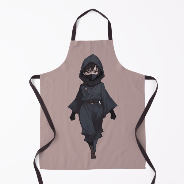 Item preview, Ninja girl black hood fullbody anime style designed and sold by Danime Planet.