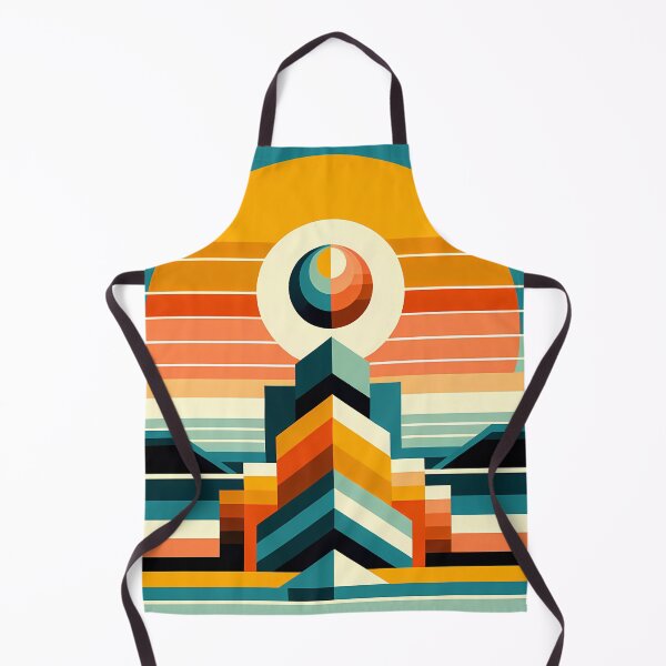 Item preview, Geometric Sun and Chevron Tower designed and sold by InkSmithery.