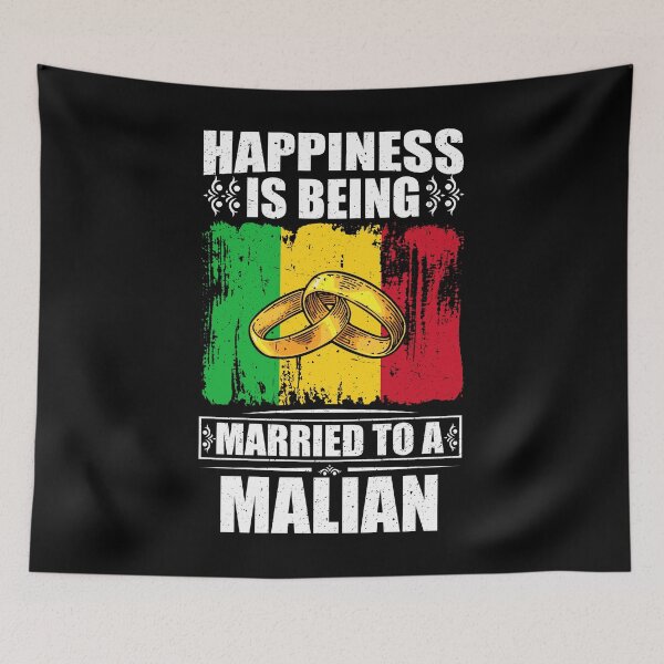 Item preview, Happiness Is Being Married To A Malian  designed and sold by GabbyKash.