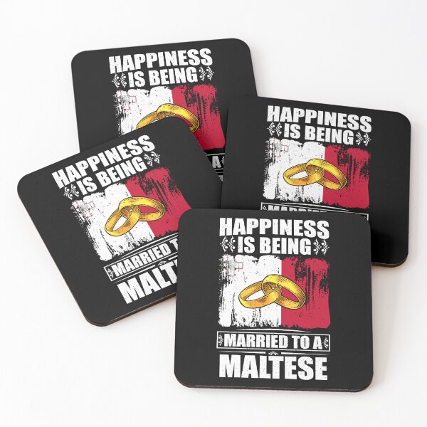 Item preview, Happiness Is Being Married To A Maltese  designed and sold by GabbyKash.