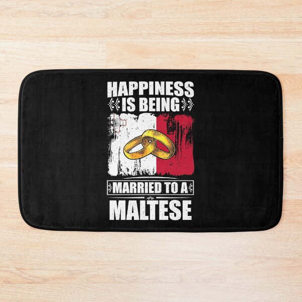 Item preview, Happiness Is Being Married To A Maltese  designed and sold by GabbyKash.