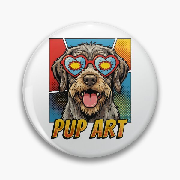 Item preview, Pop Art Wirehaired Pointing Griffon Retro Dog designed and sold by k3rstman1.