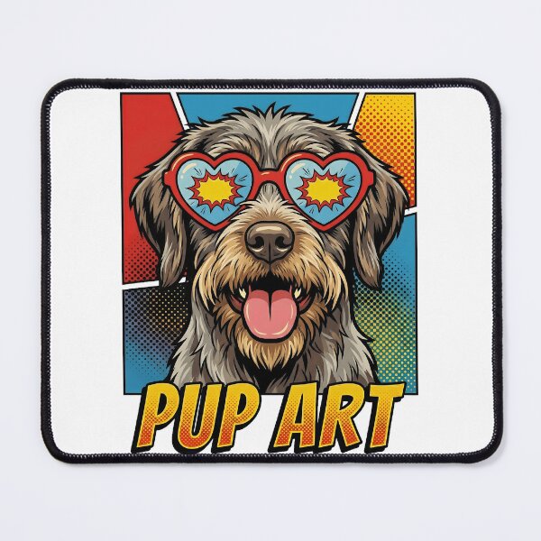 Item preview, Pop Art Wirehaired Pointing Griffon Retro Dog designed and sold by k3rstman1.
