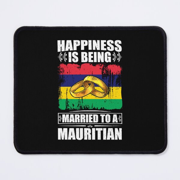 Item preview, Happiness Is Being Married To A Mauritian designed and sold by GabbyKash.