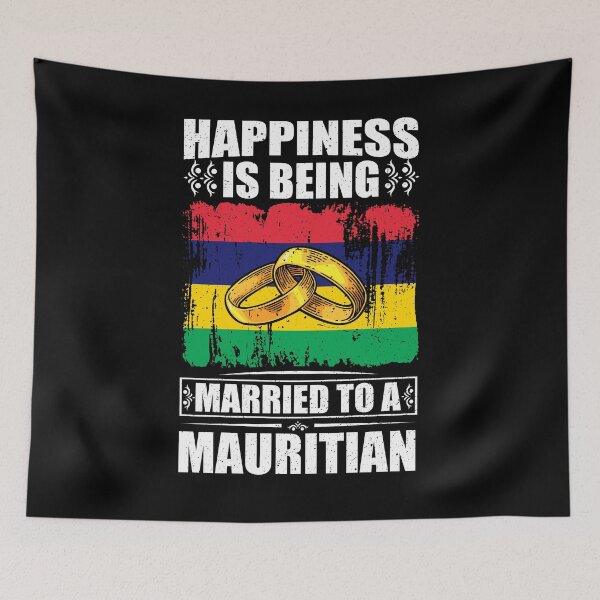 Item preview, Happiness Is Being Married To A Mauritian  designed and sold by GabbyKash.