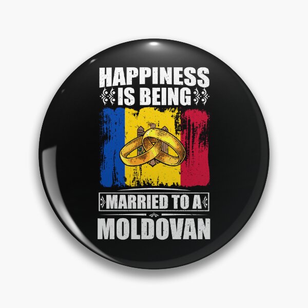 Item preview, Happiness Is Being Married To A Moldovan  designed and sold by GabbyKash.
