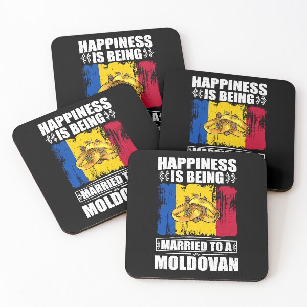 Item preview, Happiness Is Being Married To A Moldovan  designed and sold by GabbyKash.