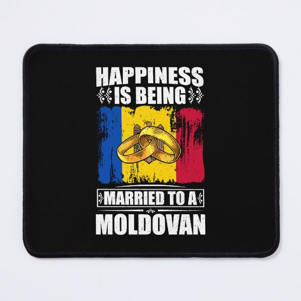 Item preview, Happiness Is Being Married To A Moldovan  designed and sold by GabbyKash.