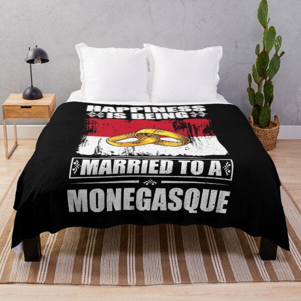 Item preview, Happiness Is Being Married To A Monegasque designed and sold by GabbyKash.