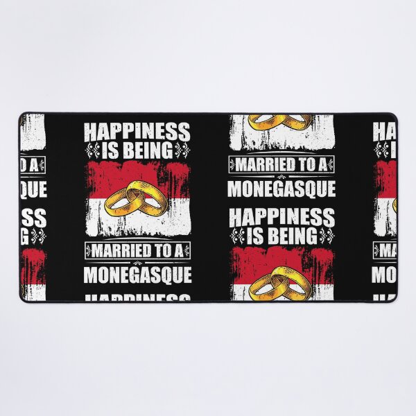 Item preview, Happiness Is Being Married To A Monegasque designed and sold by GabbyKash.