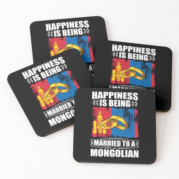 Item preview, Happiness Is Being Married To A Mongolian   designed and sold by GabbyKash.