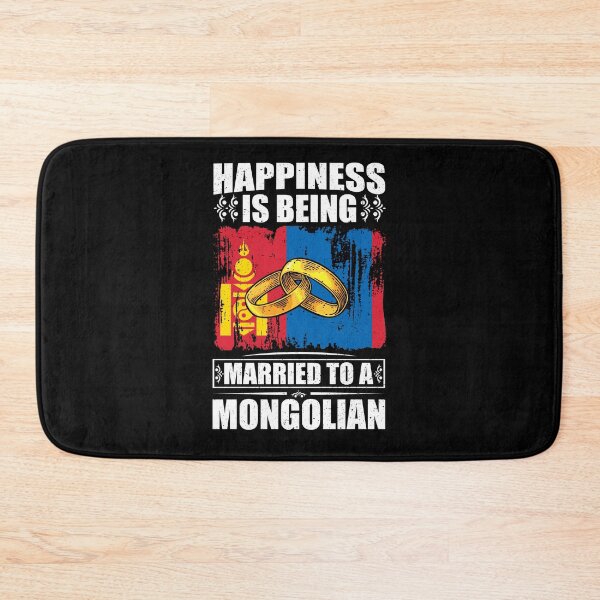 Item preview, Happiness Is Being Married To A Mongolian   designed and sold by GabbyKash.