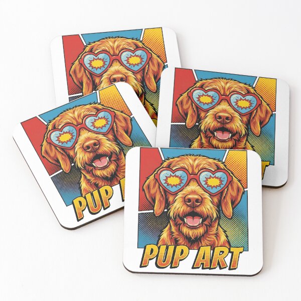 Item preview, Pop Art Wirehaired Vizsla Retro Dog designed and sold by k3rstman1.