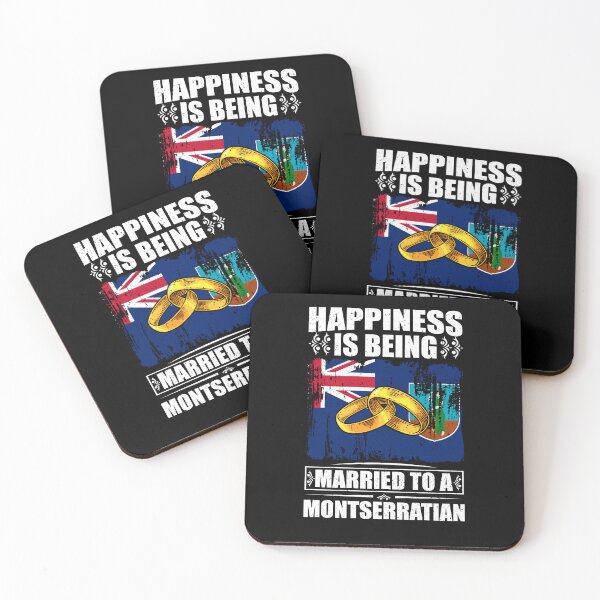 Item preview, Happiness Is Being Married To A Montserratian  designed and sold by GabbyKash.