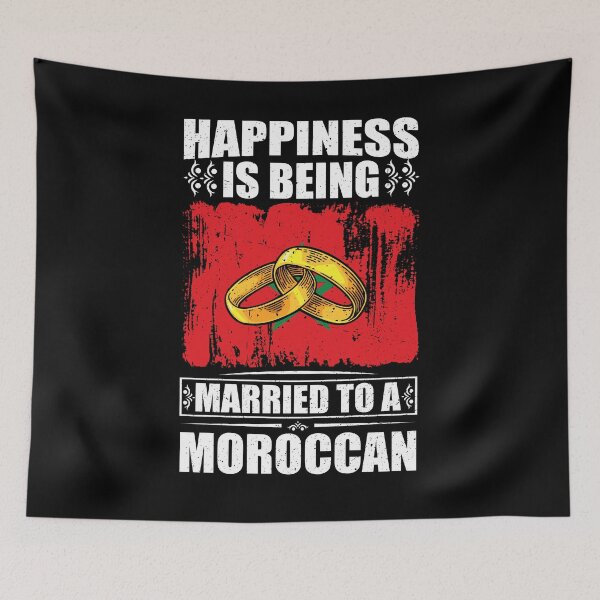Item preview, Happiness Is Being Married To A Moroccan  designed and sold by GabbyKash.