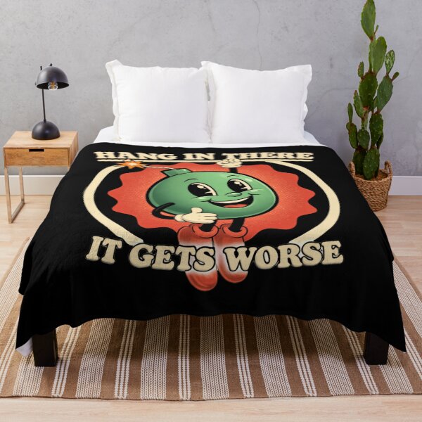Item preview, Hang in there it gets worse smiling bomb ironic encouragement designed and sold by SkeletonsDanger.