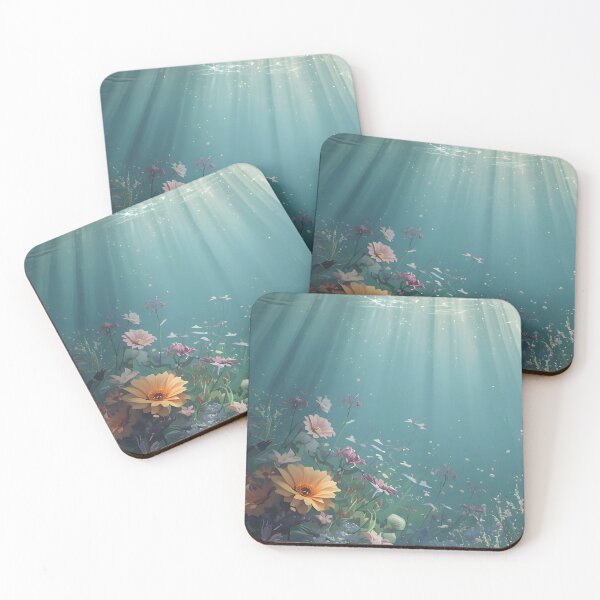 Item preview, Underwater Floral Dream – Sunlight Rays Fantasy Art designed and sold by Mobile Cases Store.