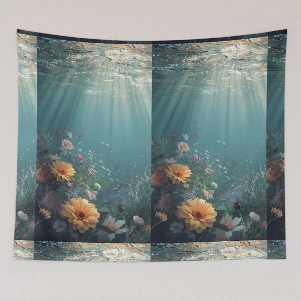 Item preview, Underwater Floral Dream – Sunlight Rays Fantasy Art designed and sold by Mobile Cases Store.