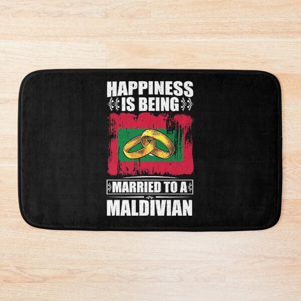 Item preview, Happiness Is Being Married To A Maldivian  designed and sold by GabbyKash.