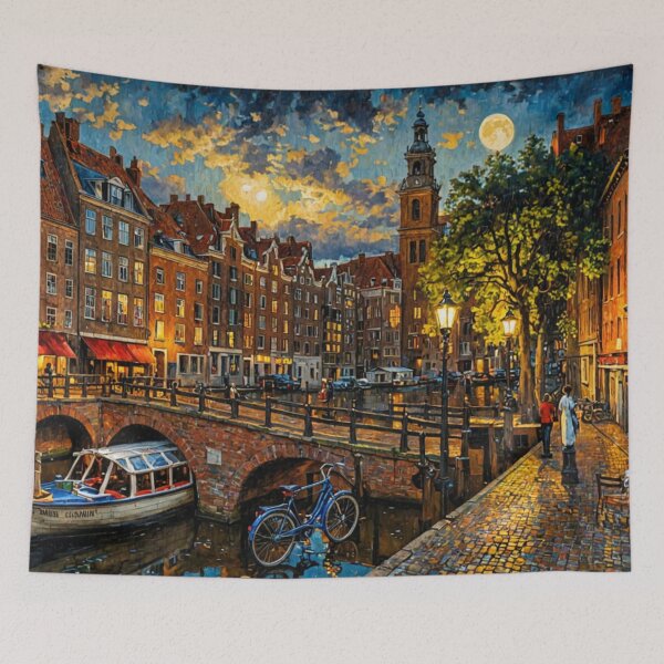 Item preview, Canal cruise in the evening sun designed and sold by sid1802.