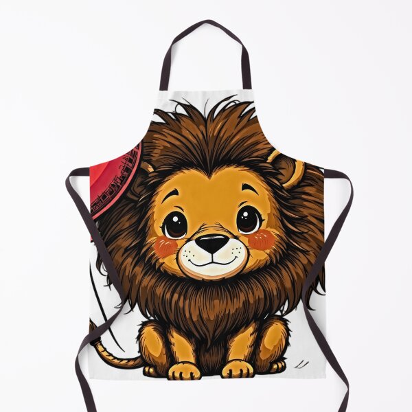 Item preview, Adorable Illustration of Lion With Balloon designed and sold by NoxLand.