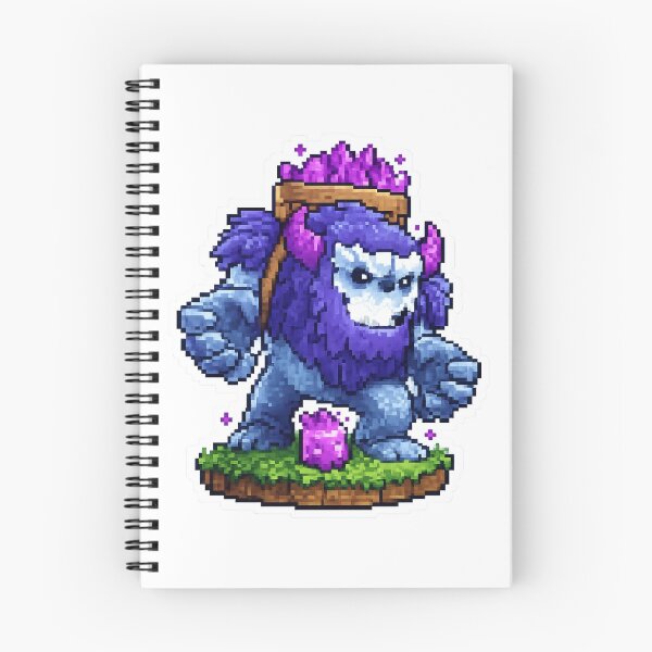 Item preview, Yeti Clash of Clans 8-bit style designed and sold by LookinFreshh.