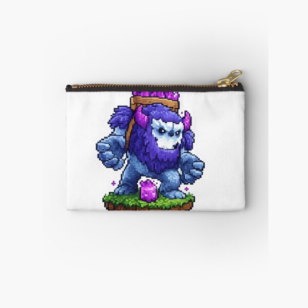 Artikelvorschau, Yeti im 8-Bit-Stil von Clash of Clans entworfen und verkauft von LookinFreshh.