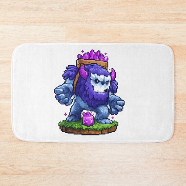 Item preview, Yeti Clash of Clans 8-bit style designed and sold by LookinFreshh.