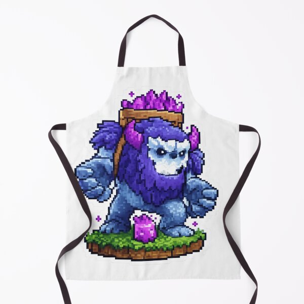 Item preview, Yeti Clash of Clans 8-bit style designed and sold by LookinFreshh.