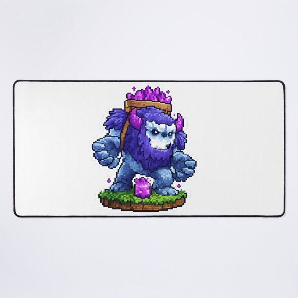 Item preview, Yeti Clash of Clans 8-bit style designed and sold by LookinFreshh.