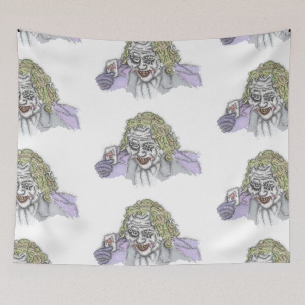 Item preview, The Joker abstract portrait designed and sold by liquid-print.
